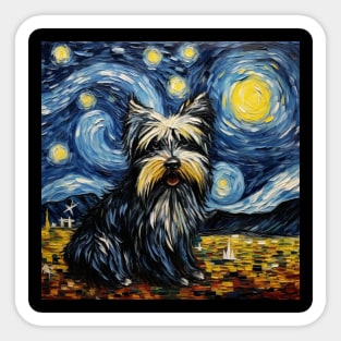 Skye Terrier Night Sticker